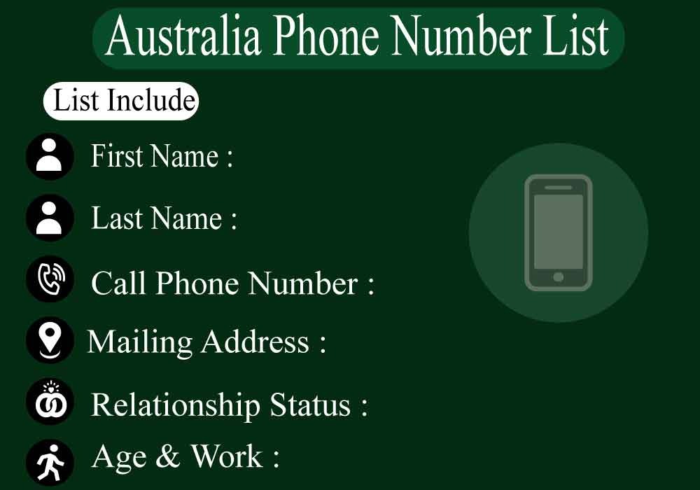 Australia Phone Number List